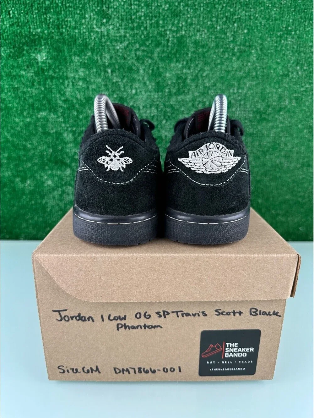 Size 6 - Jordan 1 Retro Low OG SP x Travis Scott Black Phantom